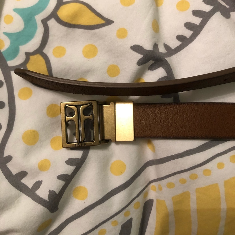 Reversible Brown Frye Leather Belt sz Large